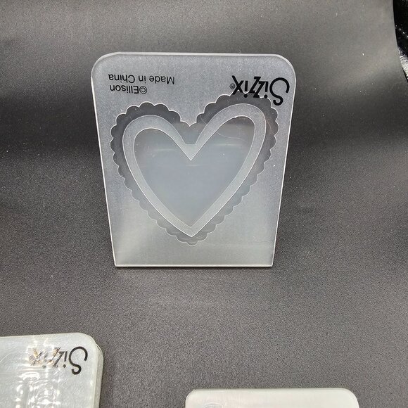 Stampin' Up Sizzix Cuddlebug Embossing Folders Lot of 7 Hearts, Flowers - Picture 7 of 8